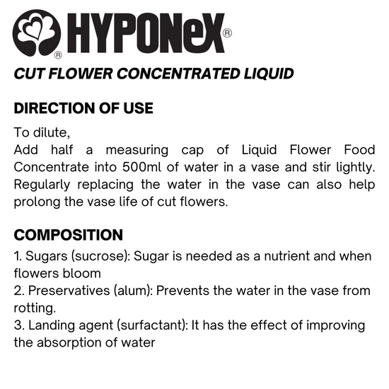 (48 bottles) Hyponex Liquid Flower Food Concentrate (450ml)